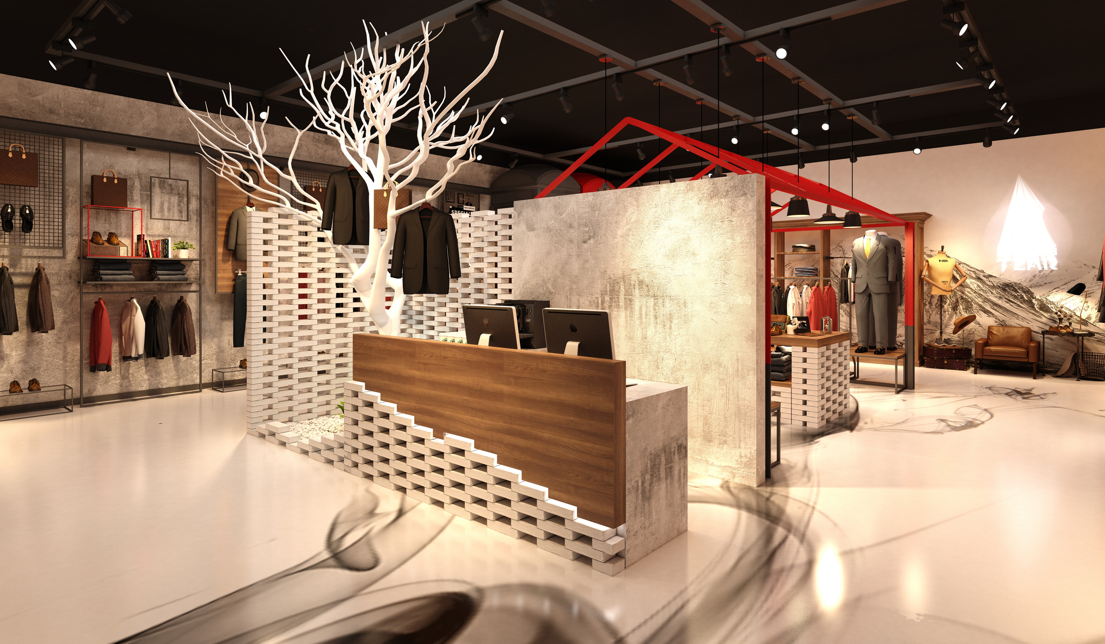 Store Counter Design for Modern Retail